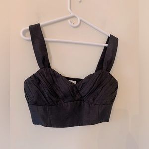 Wilfred crop top black